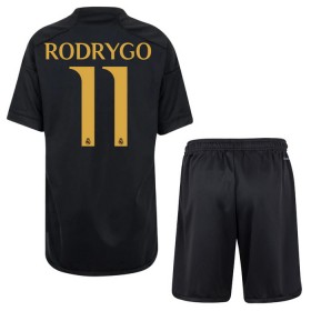 Dječji Nogometni Dres Real Madrid Rodrygo 11 Treći 2023-24